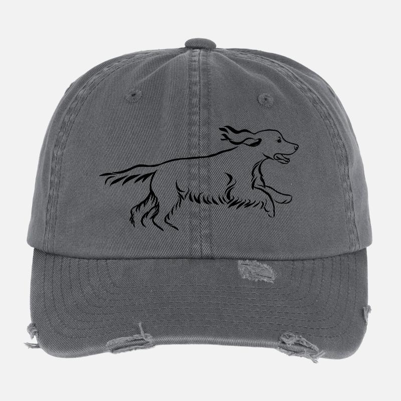 Cocker Spaniel Flexfit Vintage Destroyed Cap