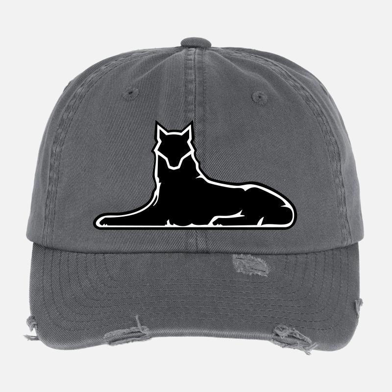 Loup d’Itchkérie 2024 Casquette vintage effet usé Flexfit