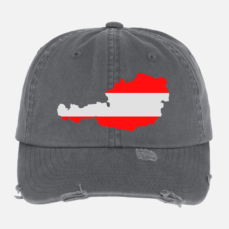 oesterreich Flexfit Vintage Destroyed Cap