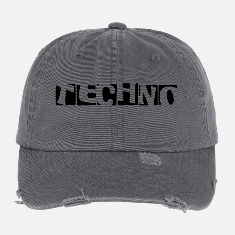 034 - Techno Flexfit Vintage Destroyed Cap