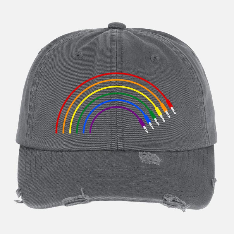 RAINBOW Flexfit Vintage Destroyed Cap