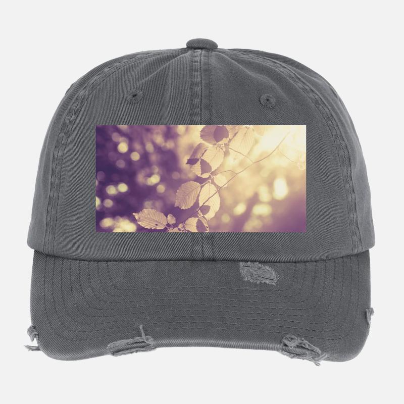 Branch in backlight Flexfit Vintage Destroyed Cap