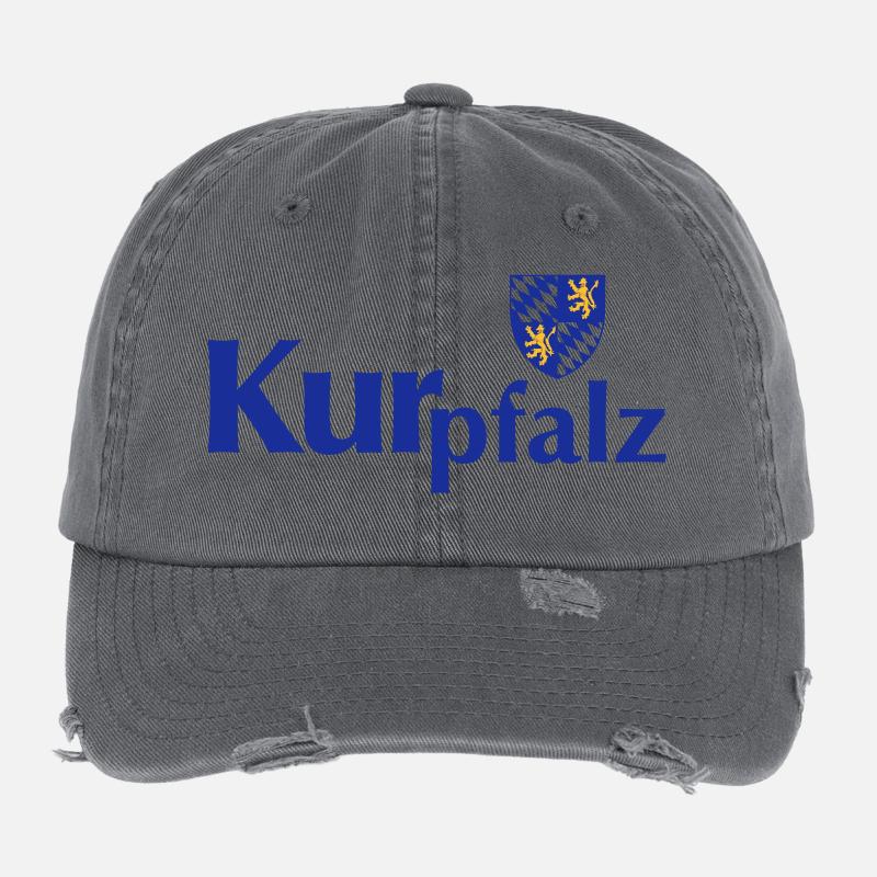 Kurpfalz-Tasche Flexfit Vintage Destroyed Cap