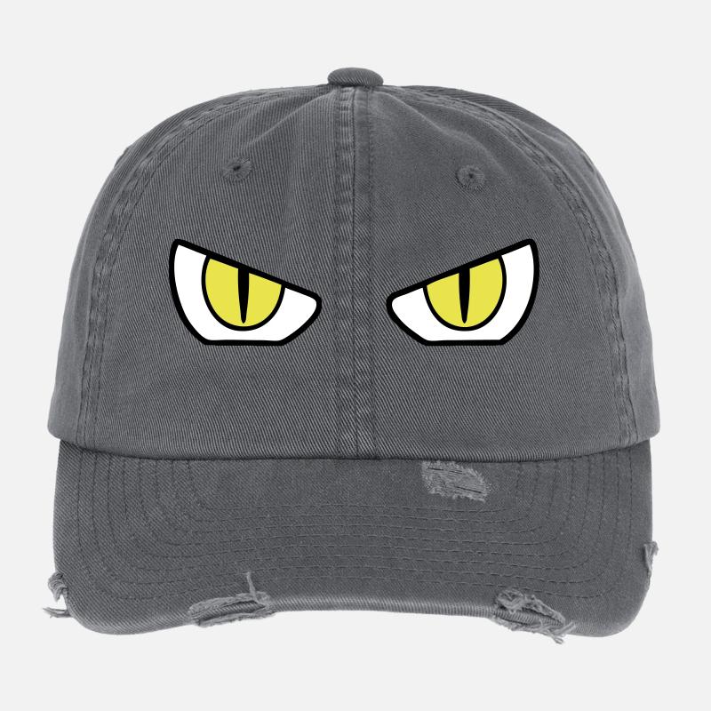 eyes - yeux 4 Casquette vintage effet usé Flexfit