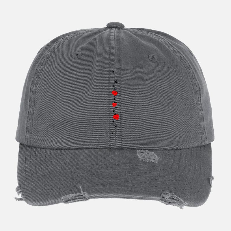 Fraises Fourmis Fruitières Casquette vintage effet usé Flexfit