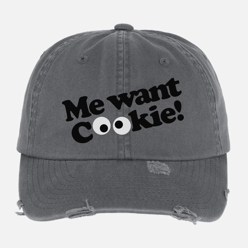 Ich will Plätzchen! Flexfit Vintage Destroyed Cap