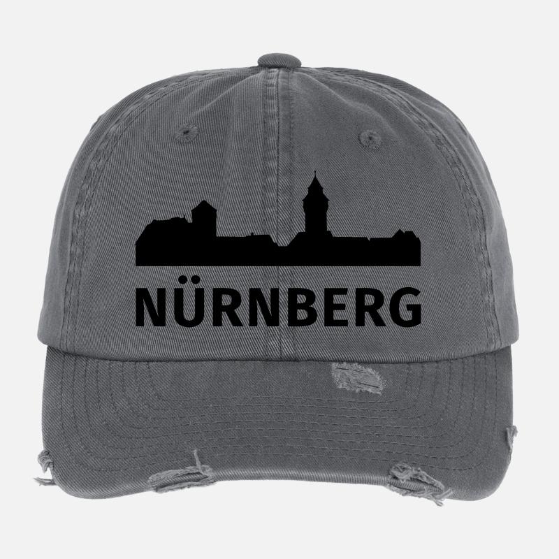Nuremberg Casquette vintage effet usé Flexfit