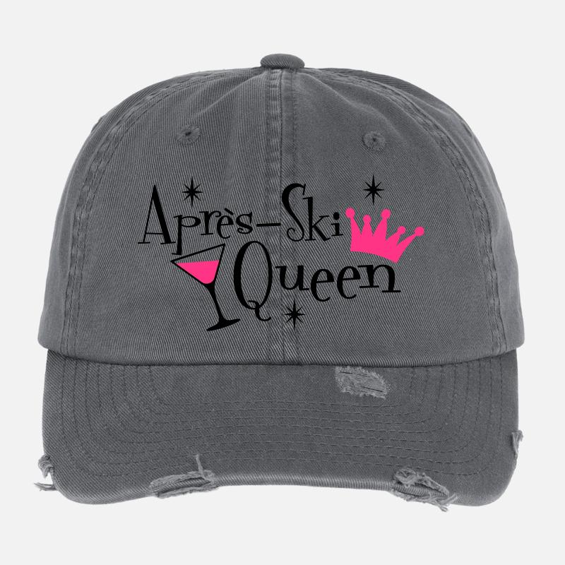 Apres Ski Queen Flexfit Vintage Destroyed Cap