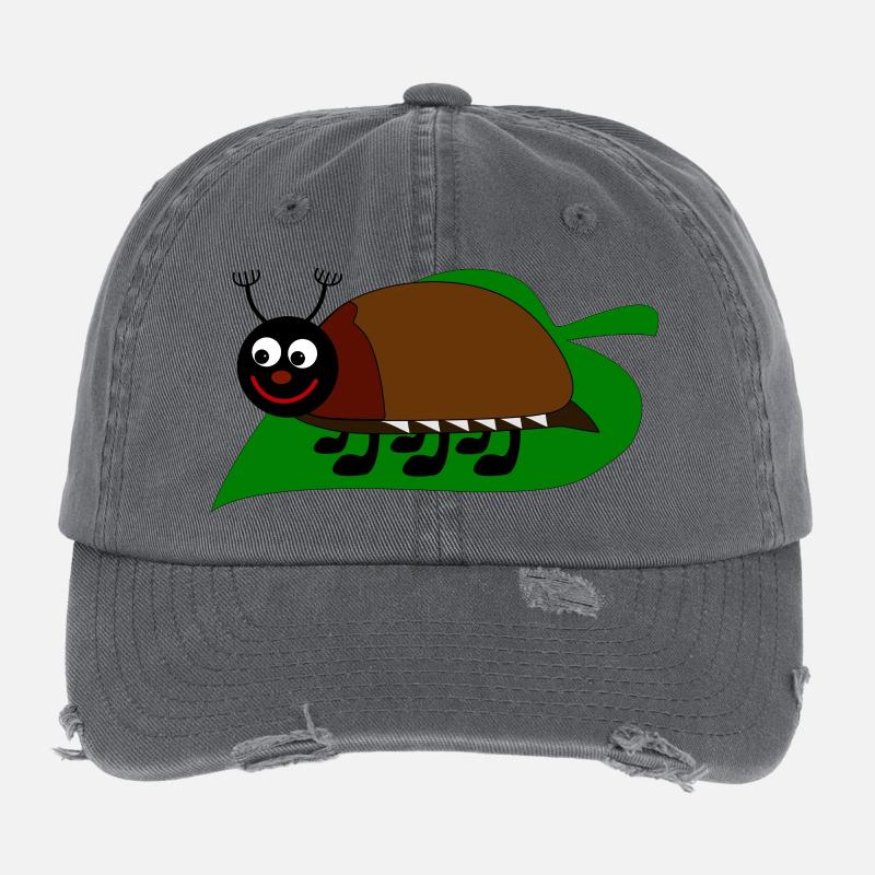 Maikäfer auf einem Blatt Casquette vintage effet usé Flexfit