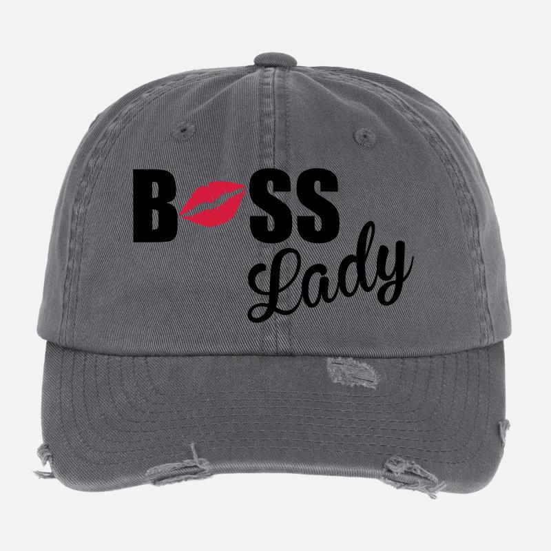Boss Lady Casquette vintage effet usé Flexfit