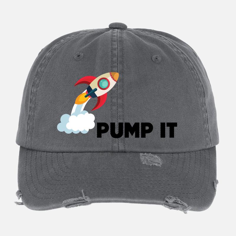 Pump it Flexfit Vintage Destroyed Cap