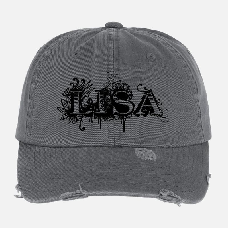 LISA Flexfit Vintage Destroyed Cap