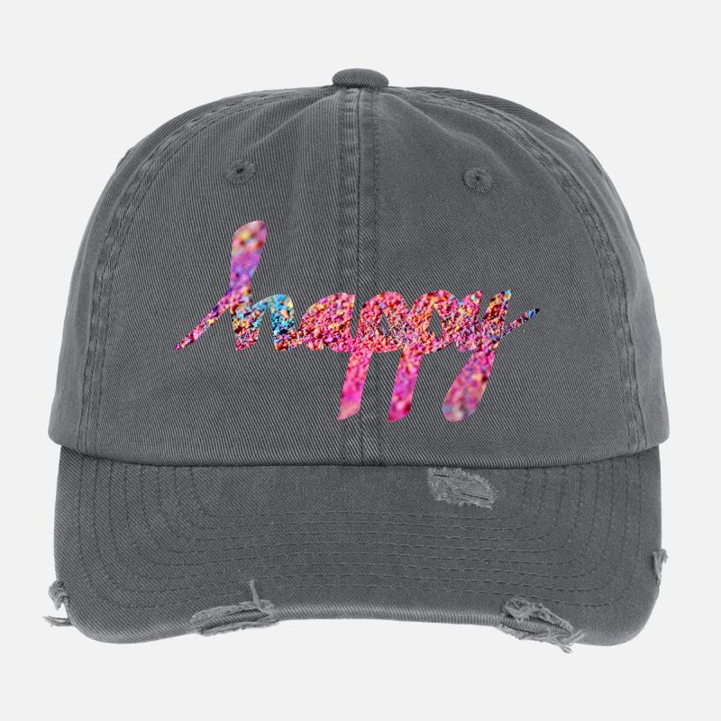 GLÜCKLICH Flexfit Vintage Destroyed Cap