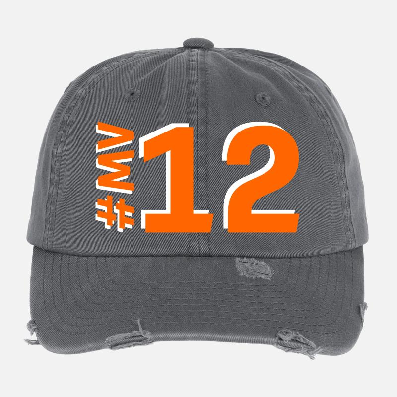 MV12 2025 Flexfit Vintage Destroyed Cap