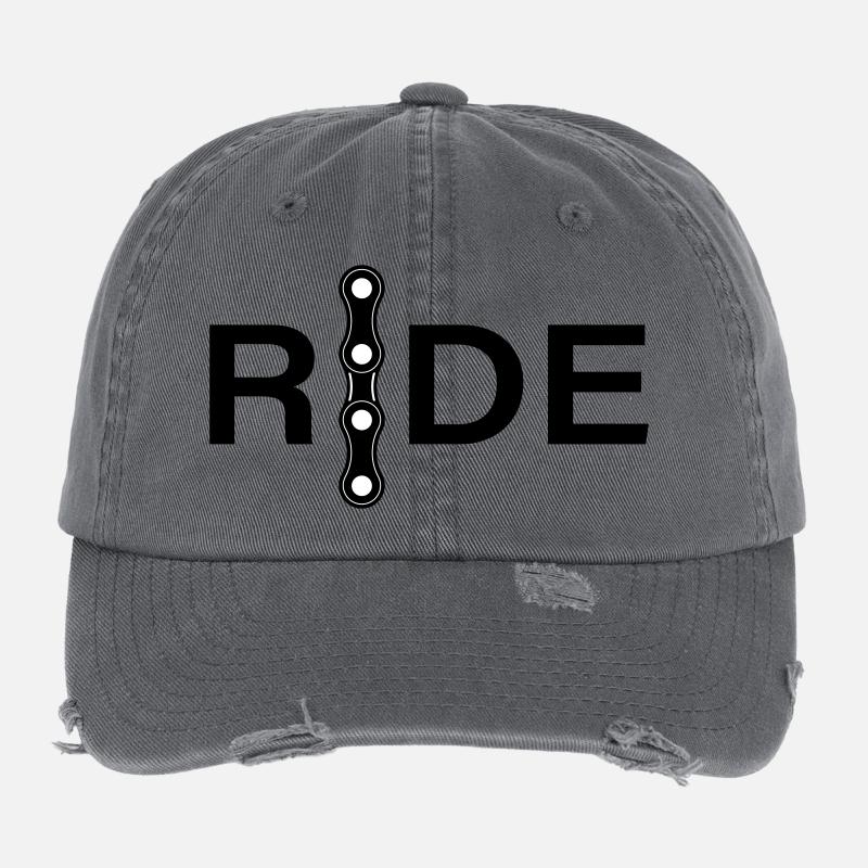 Conception minimale des chaînes Casquette vintage effet usé Flexfit