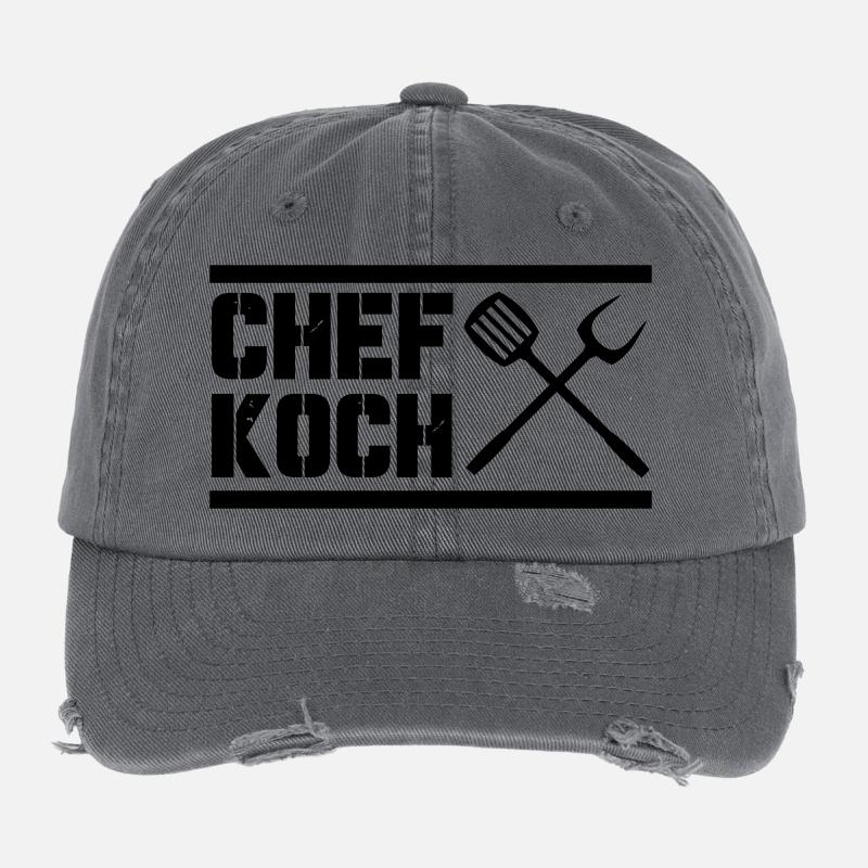 chef_koch Casquette vintage effet usé Flexfit