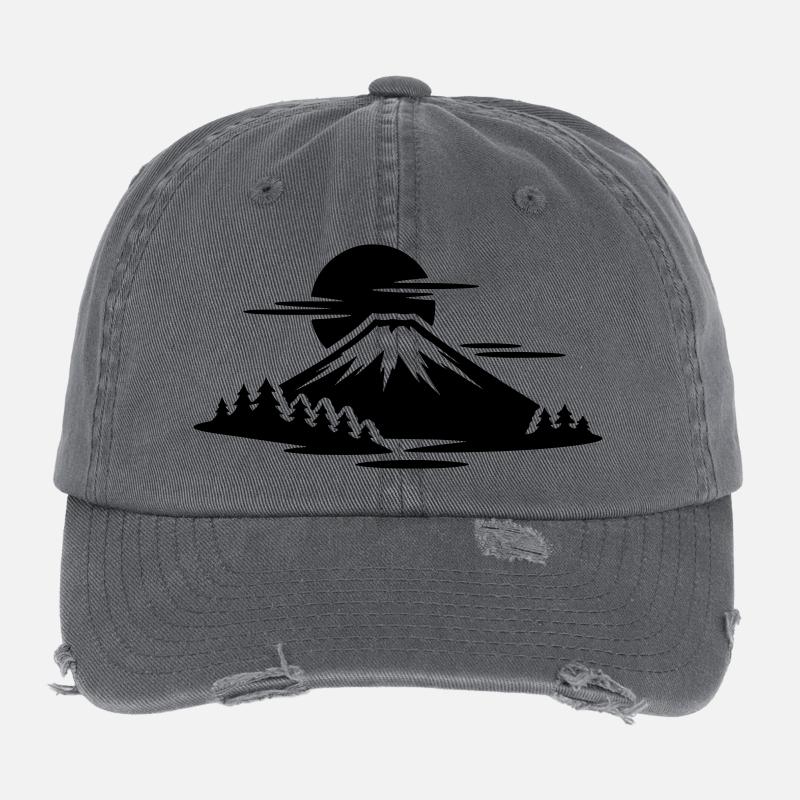 Mount Fuji Flexfit Vintage Destroyed Cap