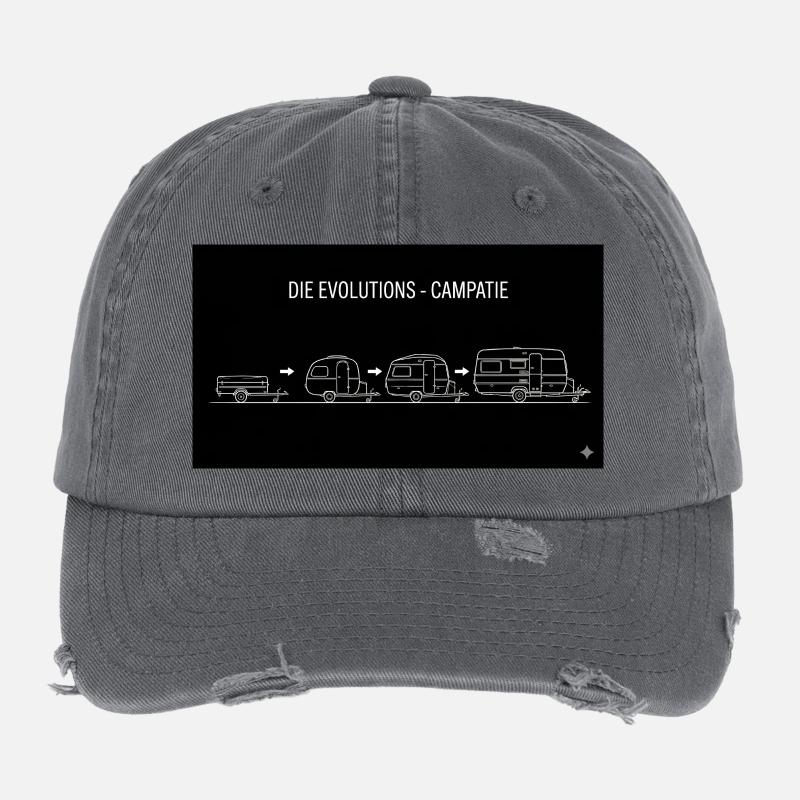 The evolutions campatie Flexfit Vintage Destroyed Cap