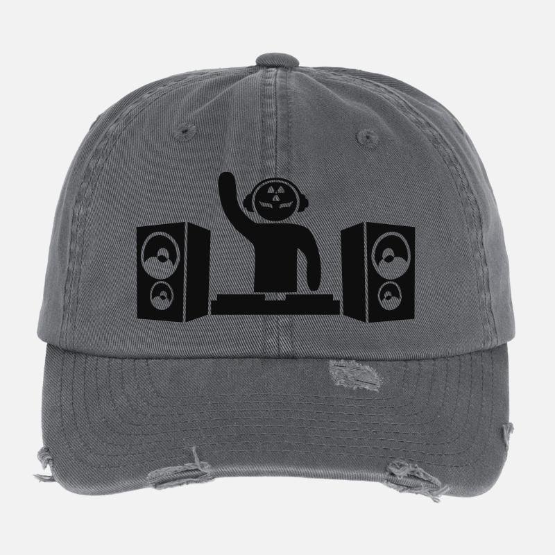 Hardcore DJ Flexfit Vintage Destroyed Cap