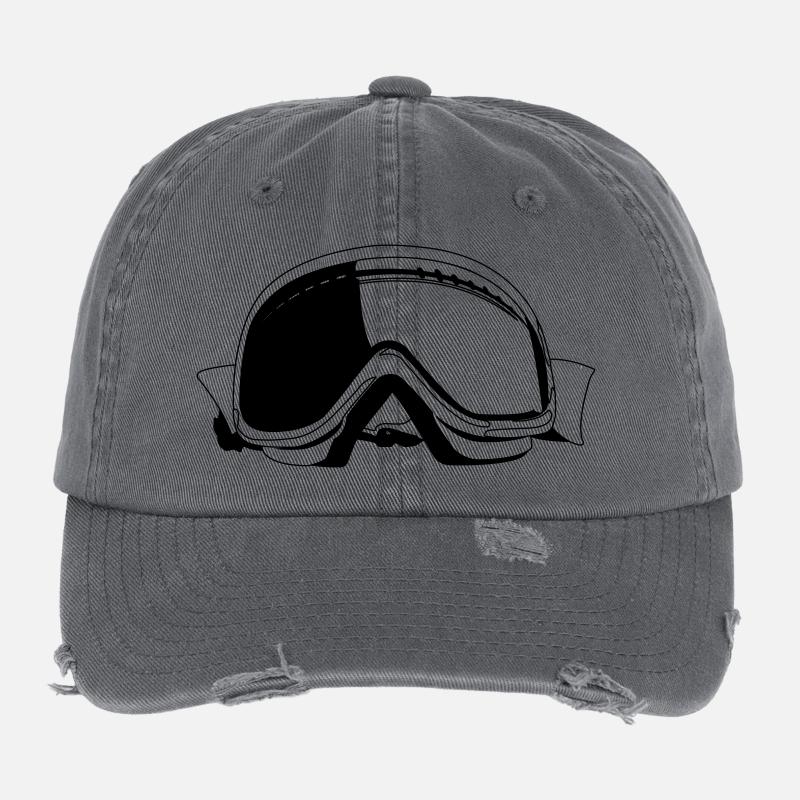 Skibrille Flexfit Vintage Destroyed Cap
