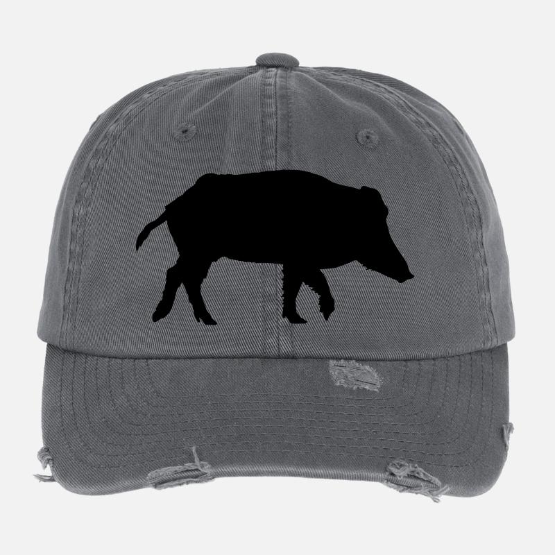Wildschwein Flexfit Vintage Destroyed Cap