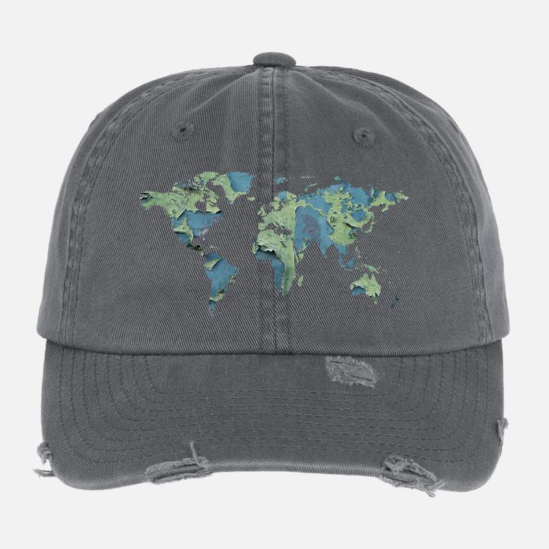 Erde Flexfit Vintage Destroyed Cap