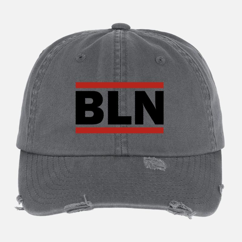 "BLN" Berlin Flexfit Vintage Destroyed Cap