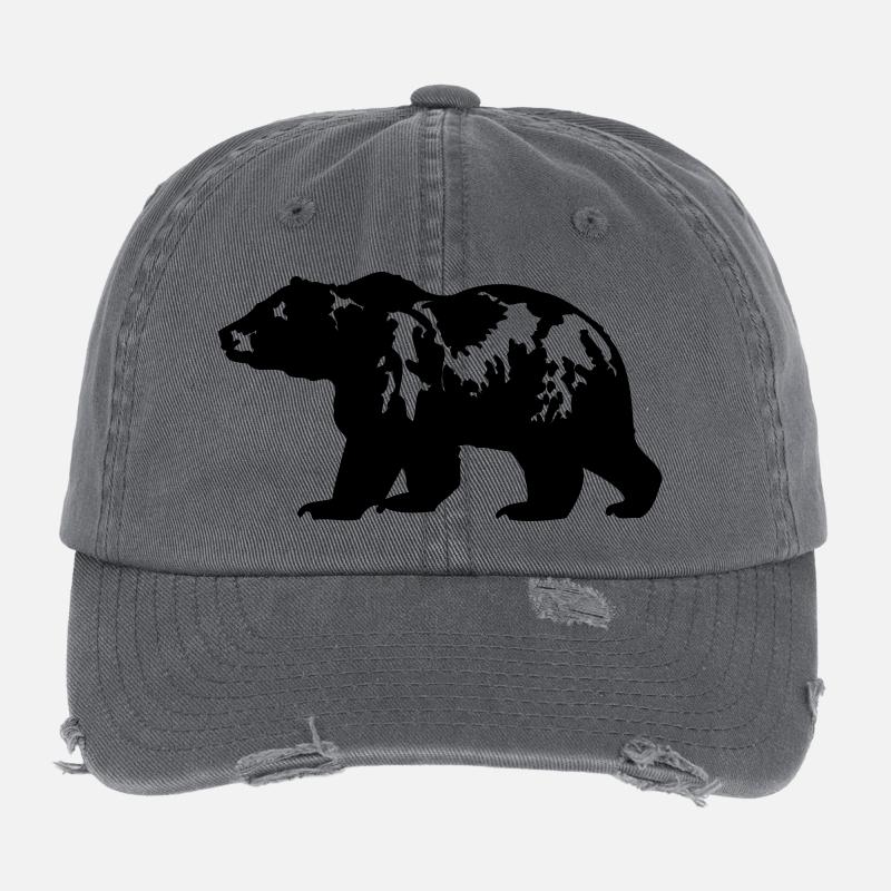 grizzly Casquette vintage effet usé Flexfit