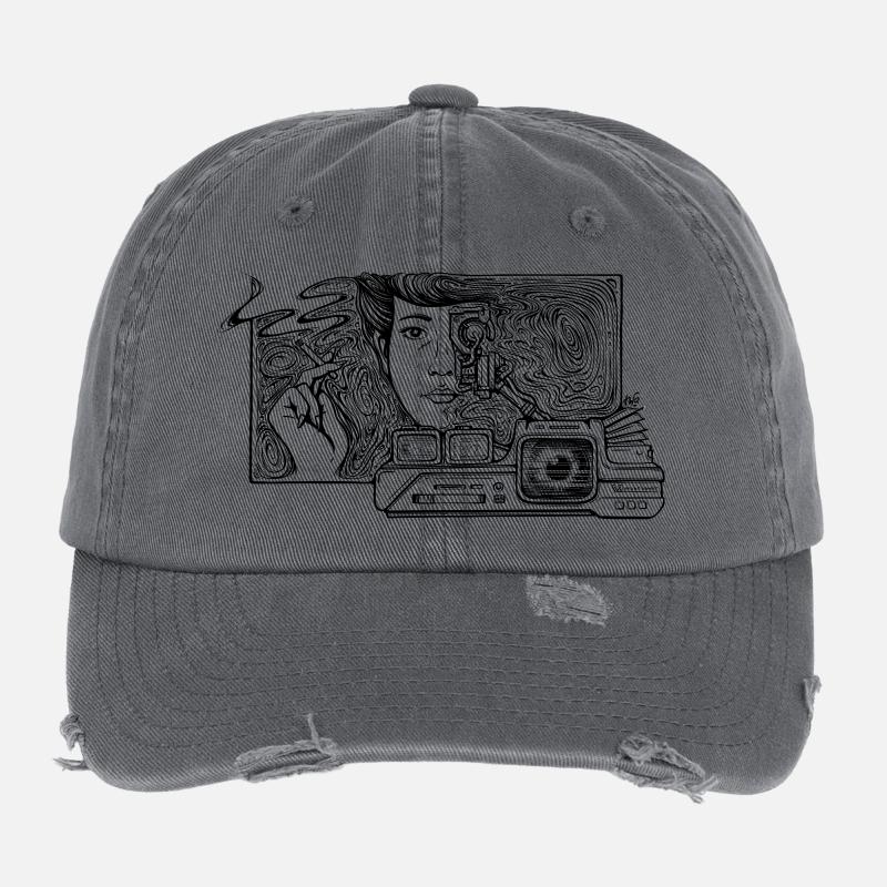 Voight-Kampff: Rachel Flexfit Vintage Destroyed Cap