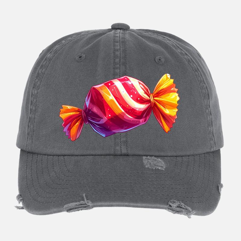 Bonbon Casquette vintage effet usé Flexfit