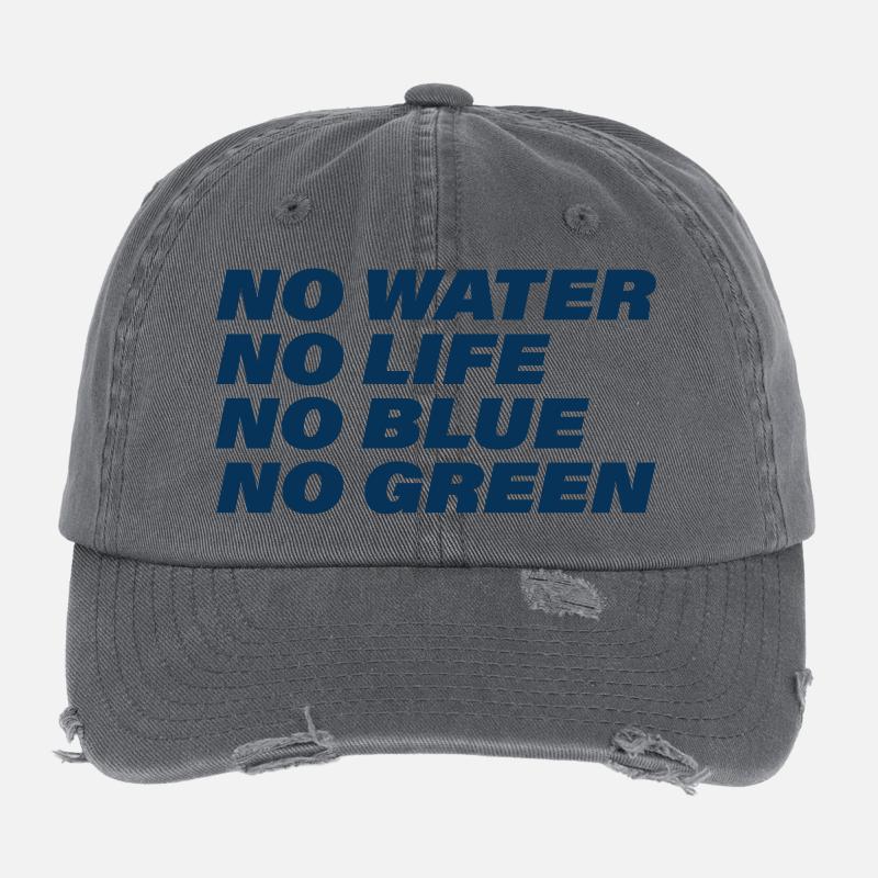 Water Flexfit Vintage Destroyed Cap
