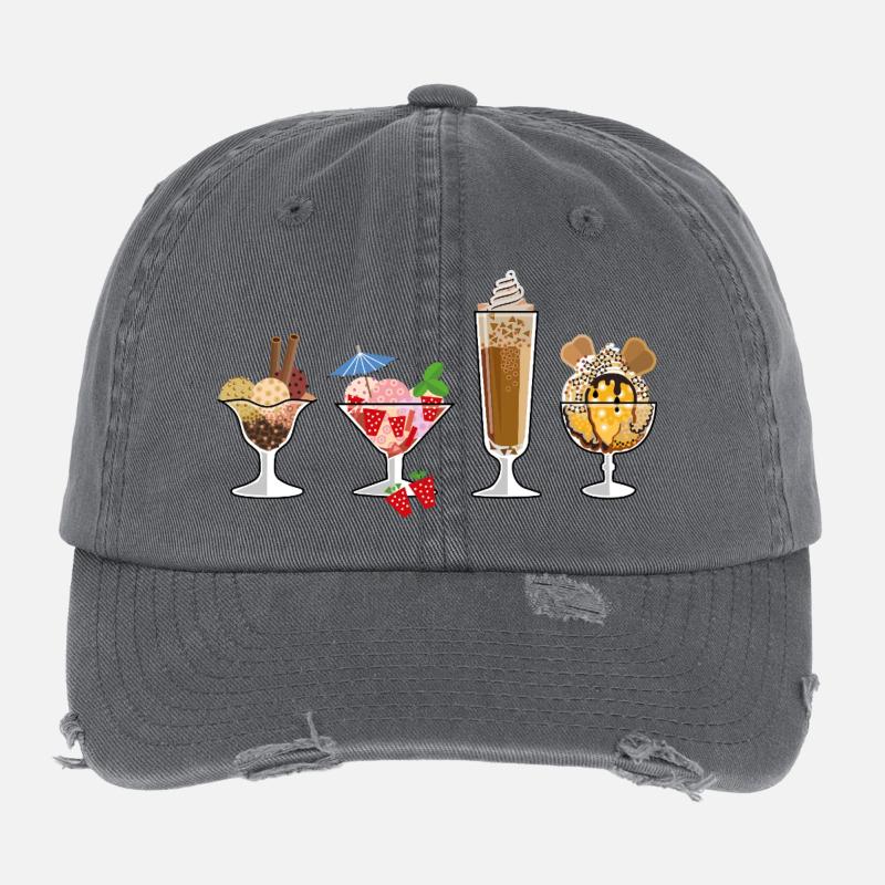 Eis, Eis - Eiszeit Flexfit Vintage Destroyed Cap