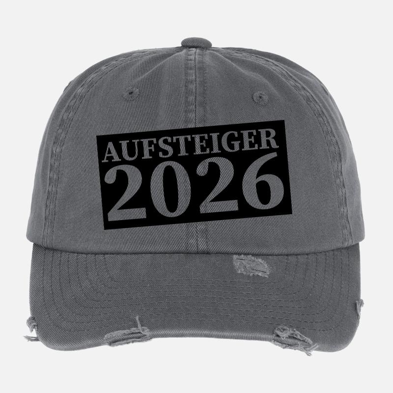 aufsteiger_2026 Flexfit Vintage Destroyed Cap