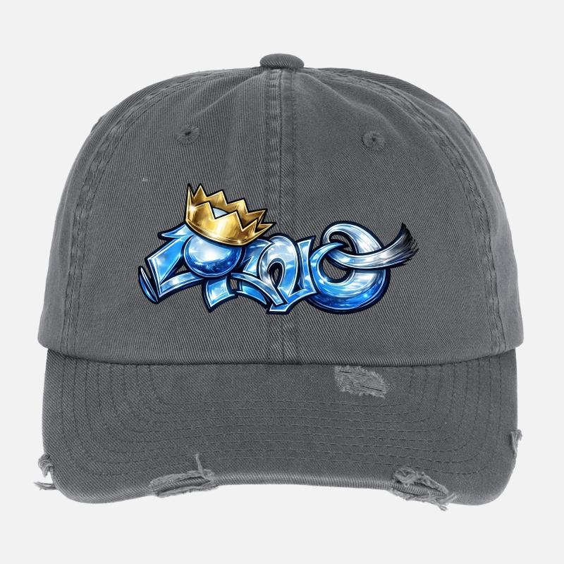 Cano-Blau Flexfit Vintage Destroyed Cap