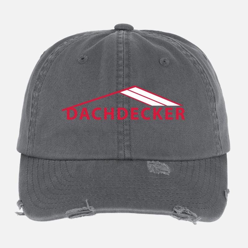 dachdecker_2 Flexfit Vintage Destroyed Cap