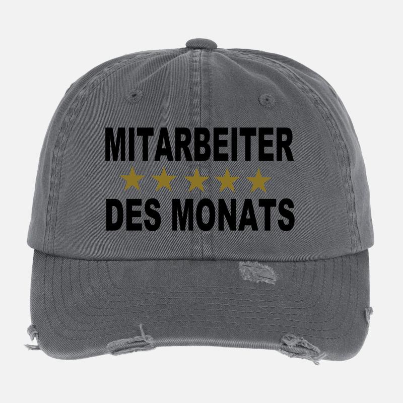 Mitarbeiter des Monats Flexfit Vintage Destroyed Cap