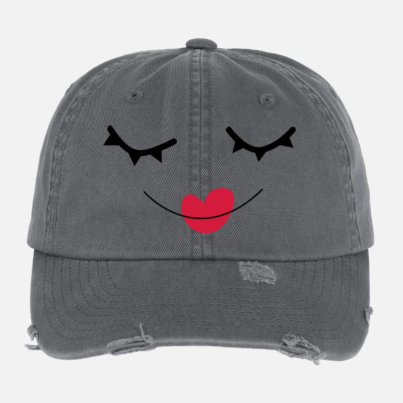 smilie Flexfit Vintage Destroyed Cap