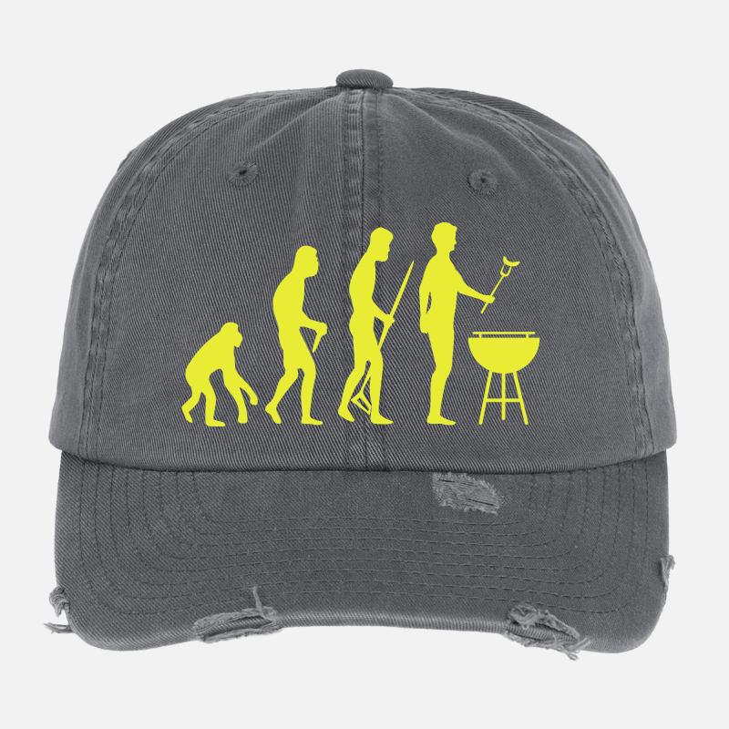 Barbecue Evolution Casquette vintage effet usé Flexfit