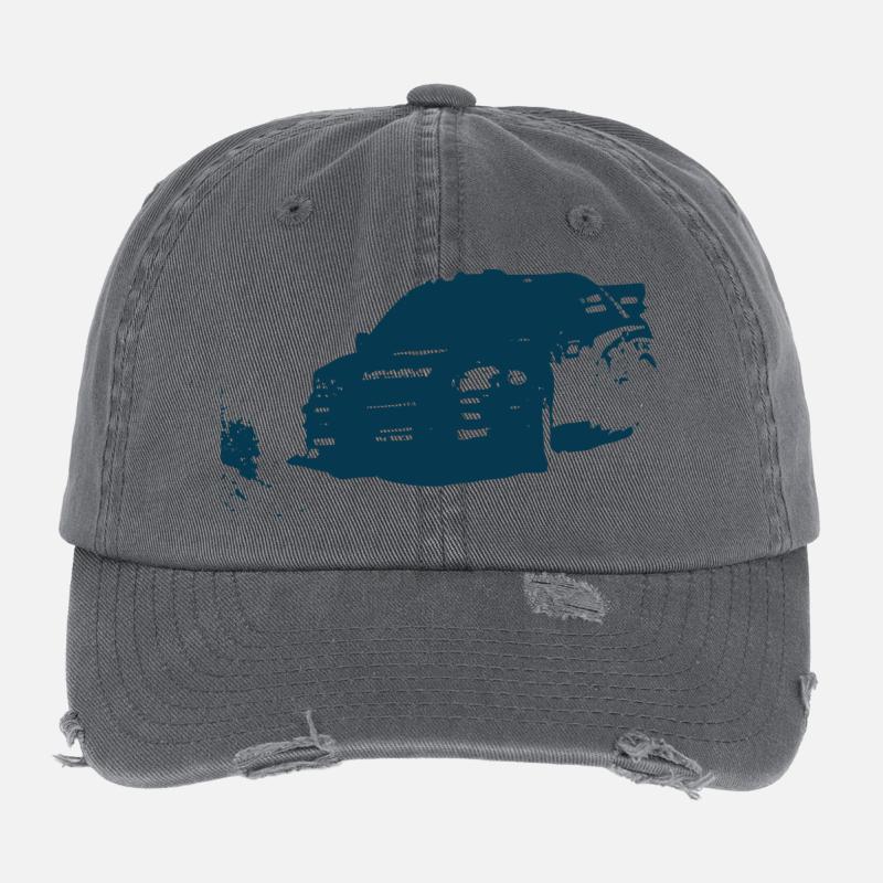 Rallye raid - Auto (B2) Casquette vintage effet usé Flexfit