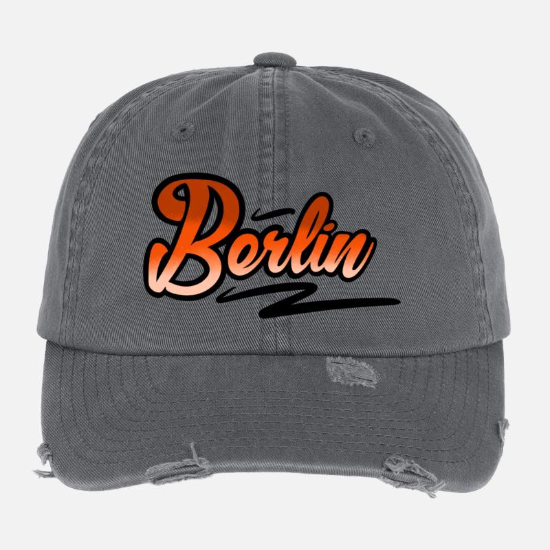 Berlin Casquette vintage effet usé Flexfit
