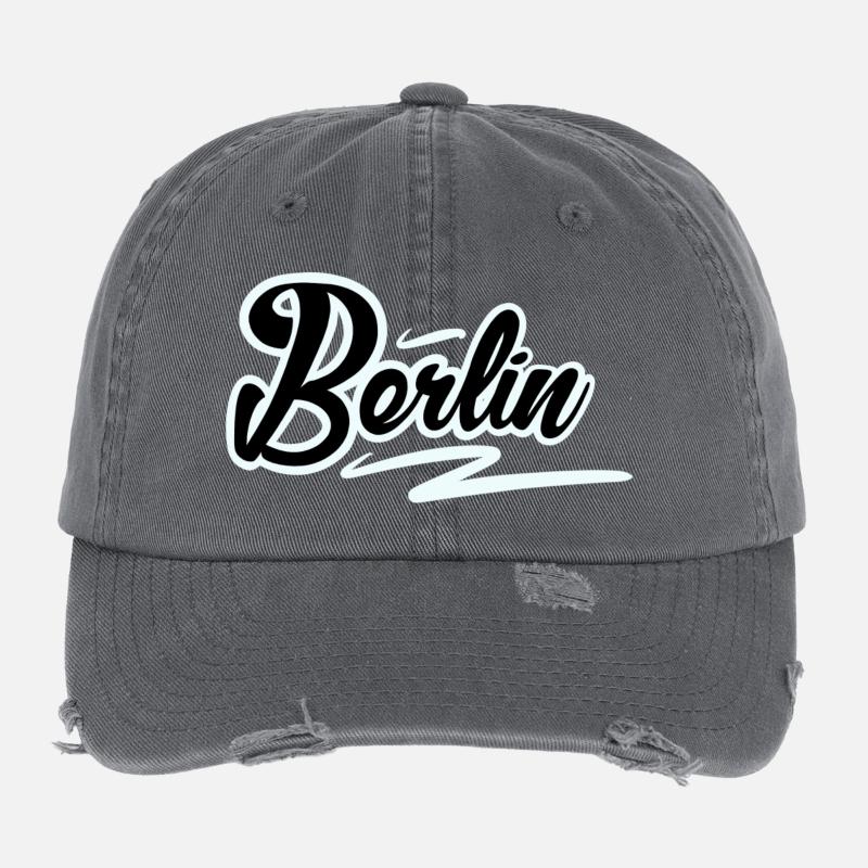 Berlin Casquette vintage effet usé Flexfit