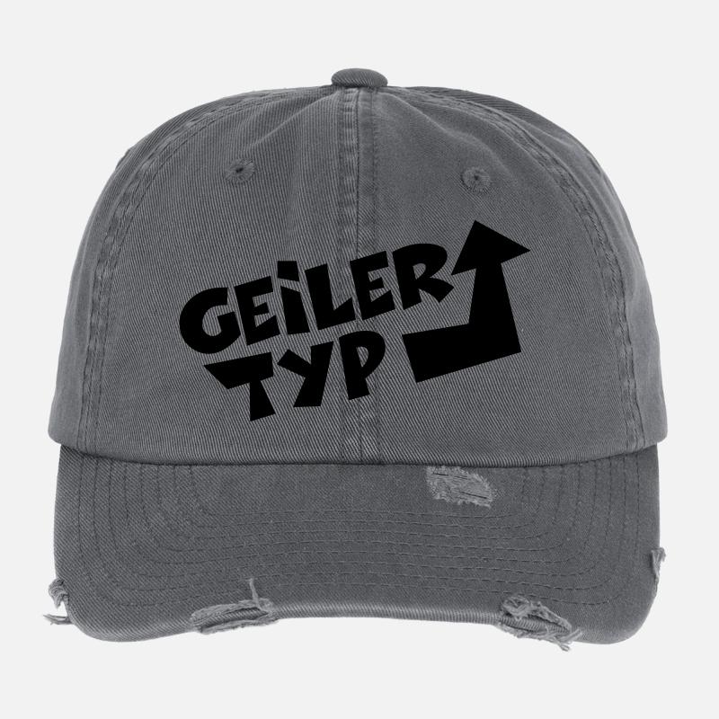 geiler_typ_f1 Flexfit Vintage Destroyed Cap