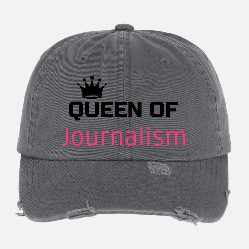 Journalist / Journalismus / Zeitung / Reporter Flexfit Vintage Destroyed Cap