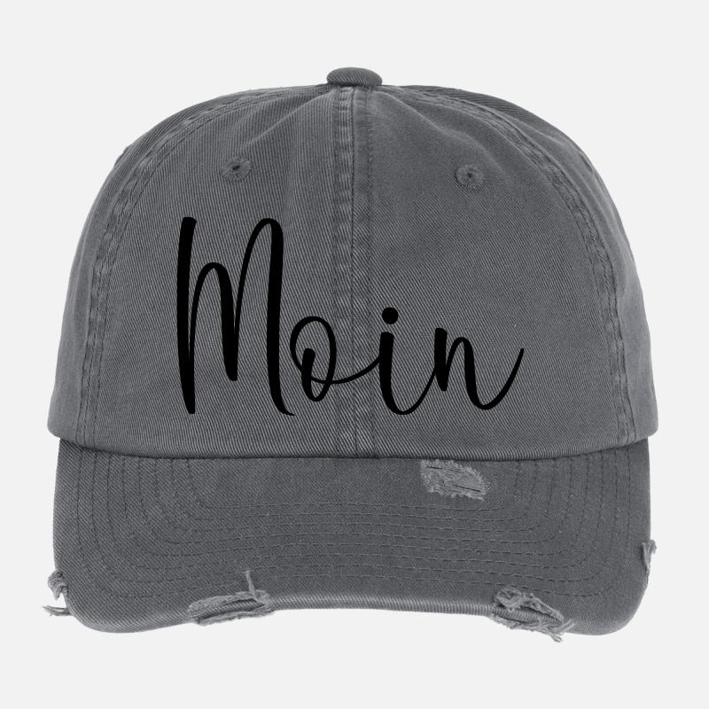 Moin sagen Flexfit Vintage Destroyed Cap