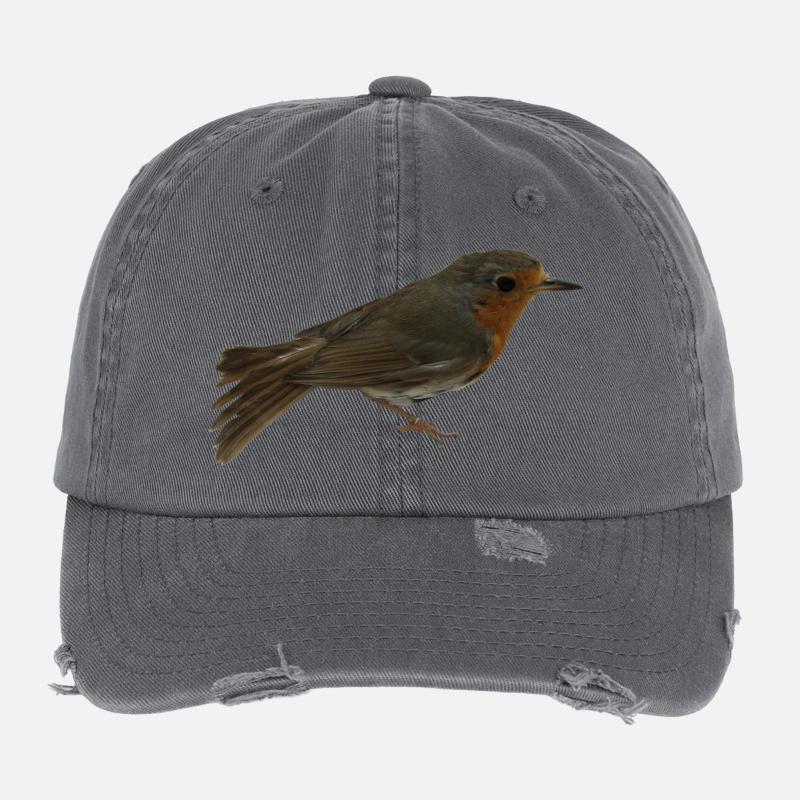 Rotkehlchen Flexfit Vintage Destroyed Cap