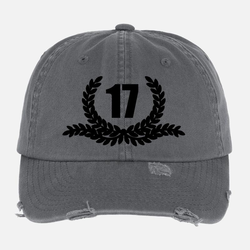 Lauwerkrans 17 ANS Casquette vintage effet usé Flexfit