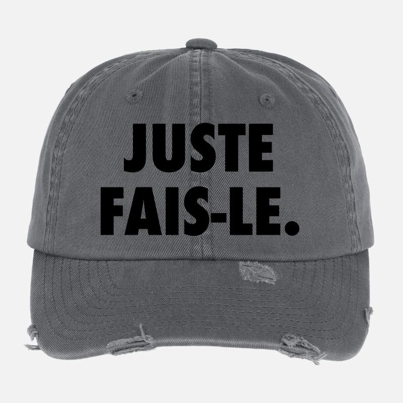 Juste fais le Casquette vintage effet usé Flexfit