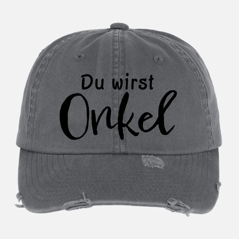 Du wirst Onkel Flexfit Vintage Destroyed Cap