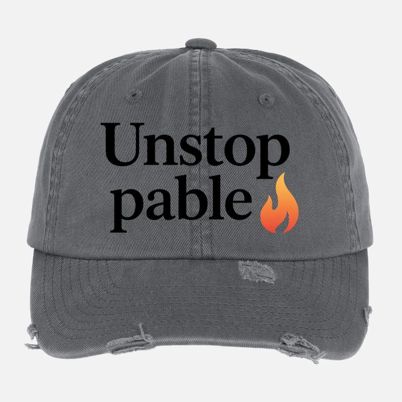 Unstoppable Flame Flexfit Vintage Destroyed Cap