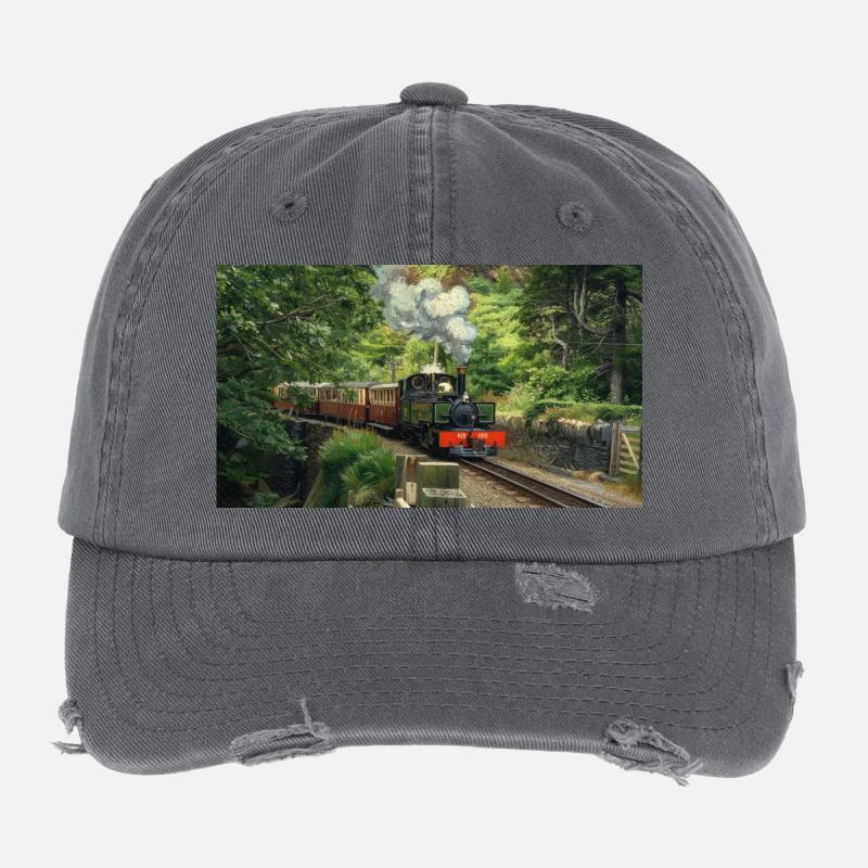 Ffestiniog Idyll Flexfit Vintage Destroyed Cap